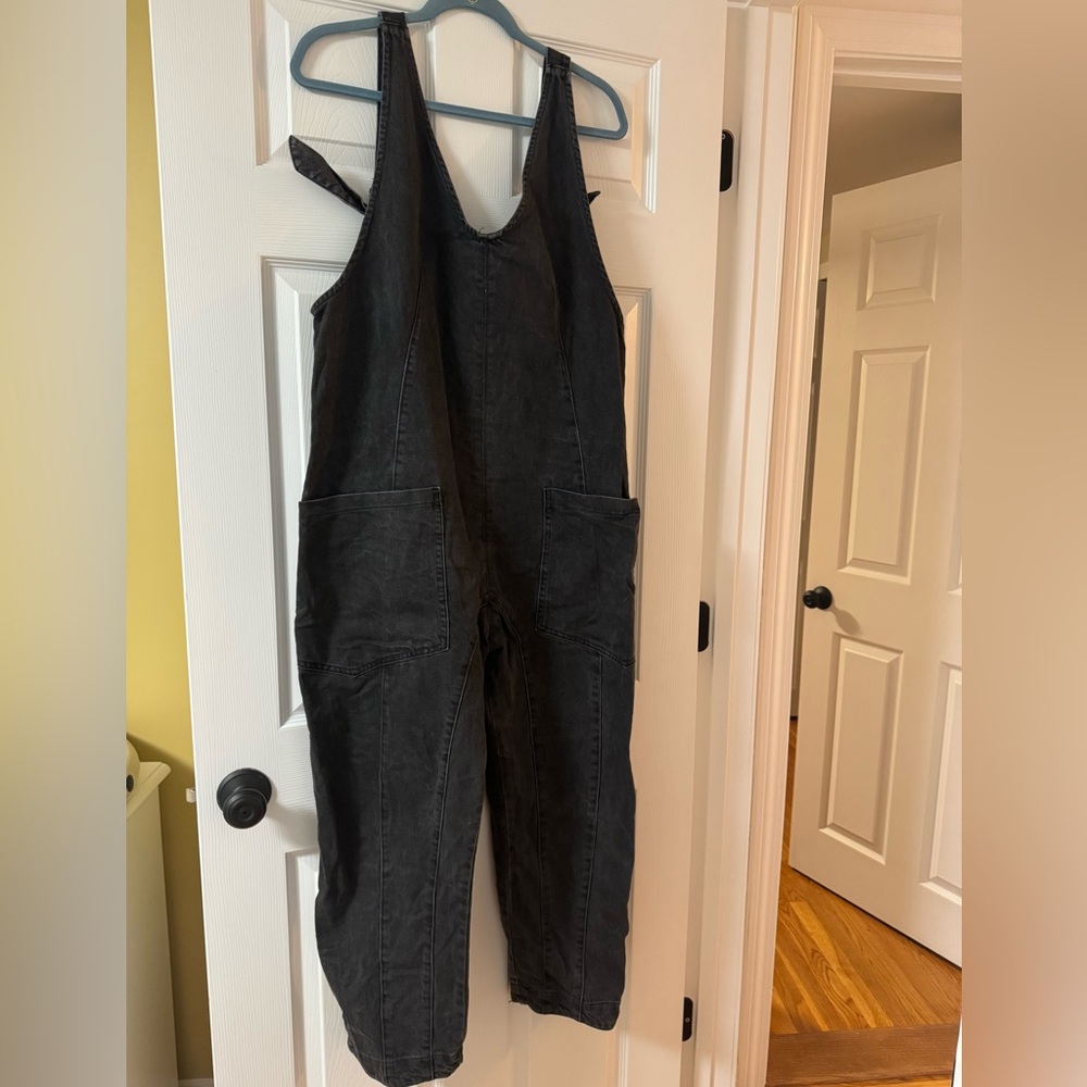 We The Free High Roller Charcoal Jumpsuit